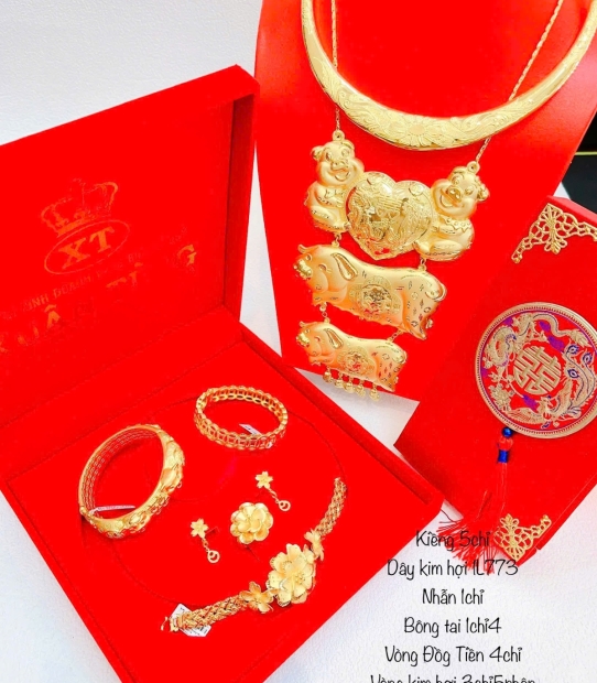 Trang sức vàng cưới 24K