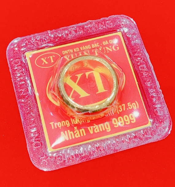 Nhẫn Trơn Ép Vĩ 1 Lượng