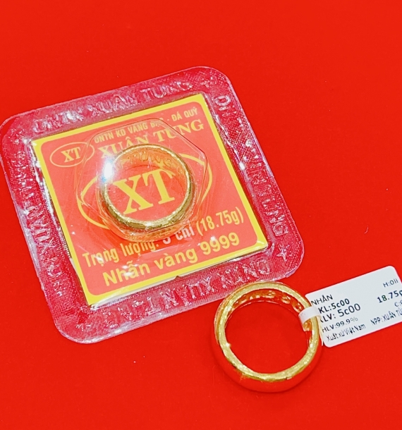 Nhẫn Trơn 5 Chỉ