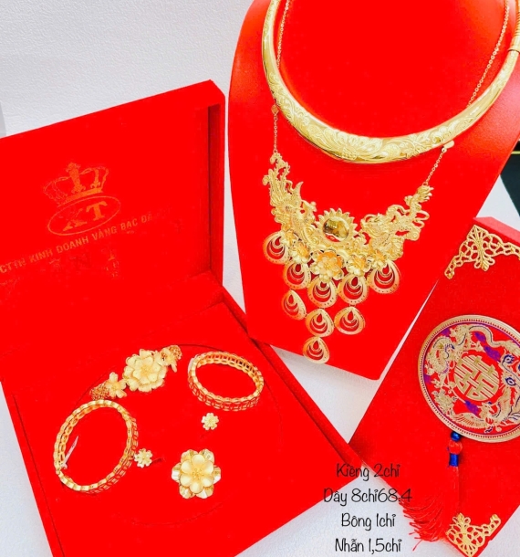 Bộ trang sức vàng cưới - 2