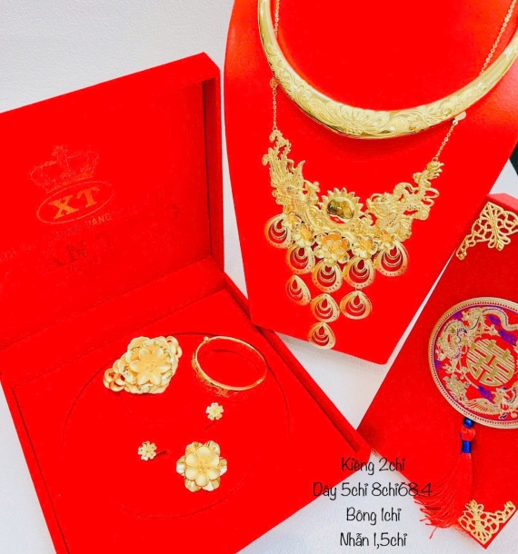 Bộ trang sức vàng cưới - 3