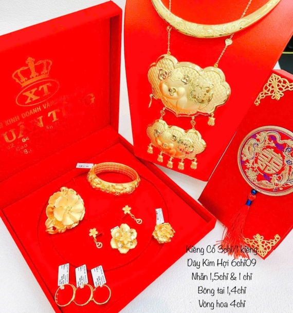 Bộ trang sức vàng cưới - 6