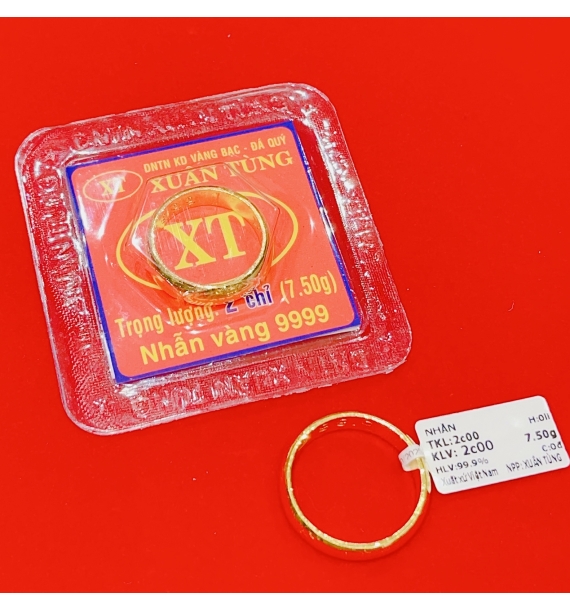 Nhẫn Trơn 2 Chỉ